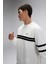Pamuklu Regular Fit Bisiklet Yaka Şerit Detaylı Sweat Erkek Sweat EM618 4