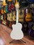 Beyaz 4/4 Tam Boy Kesik Kasa Klasik Gitar Kılıf Pena Dahil 3