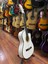 Beyaz 4/4 Tam Boy Kesik Kasa Klasik Gitar Kılıf Pena Dahil 4