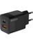 20W Çift Port Mini Hızlı Sarj Aleti - Düşük Isıda Sarj Et Gan Destekli iPhone & Android & iPad USB Qc3.0& Type-C Pd Şarj Adaptörü - Siyah 1