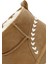Kadın Camel Kürk Detaylı Süet Deri Teddy Bot 25WFD478010 8