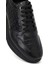 Erkek Siyah Bağcıklı Kalın Tabanlı Deri Sneaker 25WFD622214 9