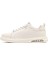 Erkek Beyaz Bağcıklı Deri Sneaker 25WFD696818 2