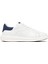 Erkek Beyaz Bağcıklı Kalın Tabanlı Deri Sneaker 25WFD685318 1