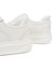 Erkek Beyaz Bağcıklı Kalın Tabanlı Deri Sneaker 25WFD694318 8