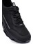 Erkek Siyah Bağcıklı Kalın Tabanlı Kumaş Sneaker 25WFD69416F 9