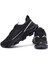 Erkek Siyah Bağcıklı Kalın Tabanlı Kumaş Sneaker 25WFD69416F 10