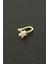 Msa-Shop Papatya Tragus Zirkon Taşlı Piercing 1 Adet-Sarı 1