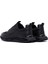 Erkek Siyah Bağcıklı Kalın Tabanlı Kumaş Sneaker 25WFD69446F 5