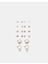 10 x Pearl Coın Stud Hoop Pearl 2