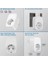 Tekli Yüksek Voltaj Korumalı Duvar Prizi 2x Type-C 1x USB Çıkışlı Priz Grup Priz Çoğaltıcı Beyaz 3