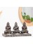 Üçlü Buddha Temalı Tealight Mumluk 1