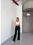 Osy Modal Yumuşak Dokulu Kumaş Nakış Işlemeli Rahat Bol Paça Eşofman Pantalon 1