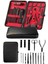 Şık Siyah Deri Çantalı Paslanmaz Çelik 17 Parça Manikür Pedikür Seti 1