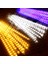 50CM Rgb LED 2mt. Meteor Yılbaşı Aydınlatması Yağmur Kar Efekti Tüp Su Geçirmez Parti Çıbık Işık Eklenebilir 6W 8