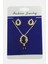 Oval Zirkon Taşlı Set Kolye 2