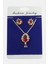 Oval Zirkon Taşlı Set Kolye 3
