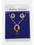 Oval Zirkon Taşlı Set Kolye 5