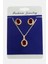 Oval Zirkon Taşlı Set Kolye 4