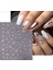 Rose Gold Çiçek Tırnak Süsleme Stickerı Nail Art Süslemeleri 1
