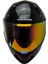 Motosiklet Kask Ece 22.R06 Güneş Vizörlü Full Face Motor Kaskı Stinger Siyah Yeni 2