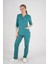 Unisex Ameliyat Yeşili Violet Model Scrubs Takım Doktor Hemşire Üniforması 1