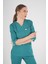 Unisex Ameliyat Yeşili Violet Model Scrubs Takım Doktor Hemşire Üniforması 6
