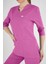 Unisex Açık Mor Violet Model Scrubs Takım Doktor Hemşire Üniforması 5