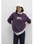 Mavi Logo Baskılı Mor Sweatshirt 1S10372-70635 3