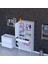 Asra 85X173X32,5CM 1 Çekmece, 2 Göz Sepet, 1 Kapak, 4 Raflı Organizatör Mutfak Dolabı Çok Amaçlı Dolap 4
