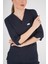 Unisex Lacivert Violet Model Scrubs Takım Doktor Hemşire Üniforması 2