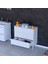 Asra 85 x 75 x 32,5 Cm’ Lik 3 Çekmeceli Dolap , Organizatör Mutfak Dolabı Çok Amaçlı Dolap 4
