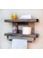 Ahşap Banyo Rafı, Rustic Banyo Düzenleyici, Ahşap Havluluk Raf, Ahşap Havluluk 2