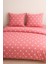 Pembe Renkli Puantiyeli Yorgan Kılıfı 1