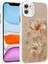 Apple iPhone 11 Kılıf Çiçek Desenli Parlak Taşlı Sert Silikon Garden Kapak 2