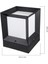Siyah Kasa Set Üstü Küp Bahçe Armatürü Dış Mekan Aplik 2