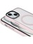 Apple iPhone 13 Kılıf Mat Arka Yüzey Wireless Şarj Özellikli Flet M-Safe Kapak 4