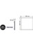 Inoled 30X30 LED Panel Beyaz Enec Driver Flicker Free 16W 6500K IP40 3