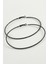 Zikzak Desenli Metal Halka Küpe 8-9-10 cm 3