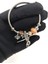 Charm Çelik Bileklik Silver Kalpli Somon 1