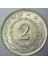 Yugoslavya 2 Dinar 1976 Iki Yüzde Hatalı Basım-Çifte Darp Double Die Errör. Çil 4