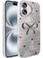 Apple iPhone 16 Kılıf Kamera Korumalı Figürlü Ponti Silikon Kapak 2