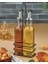 2'li Cam Zeytinyağlık & Sirkelik Seti – Metal Standlı, Şık Tasarım (250ML) Yağlık - Yağdanlık 1