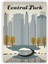 Central Park New York Ahşap Poster 20 x 29 cm 1