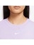 Sportswear Essentials Kadın Mor T-Shirt - Bol ve Uzun Kesim %100 Pamuk -FD4149-511 6