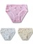 %100 Pamuk Kız Çocuk Fitilli Kaşkorse Slip Külpt Iç Çamaşır 6lı Set 3