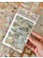 Vintage Gazete ve Yazı Temalı Şeffaf 6 Yaprak 64 Adet Pet/bullet Journal/etiket/çıkartma/ Scrapbook 1