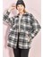 Kadın Arkası Rubalı Ekose Desen Gömlek 1