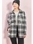 Kadın Arkası Rubalı Ekose Desen Gömlek 3