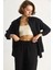 Kadın Oversize Basic Müslin Gömlek 3